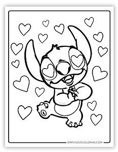 Lilo & Stitch Coloring Pages (Free PDF Printables) - Simply Love Coloring