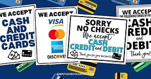 We Accept Credit Cards Printable Sign (Free PDF Download) - Simply Love ...