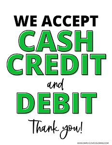 We Accept Credit Cards Printable Sign (Free PDF Download) - Simply Love ...