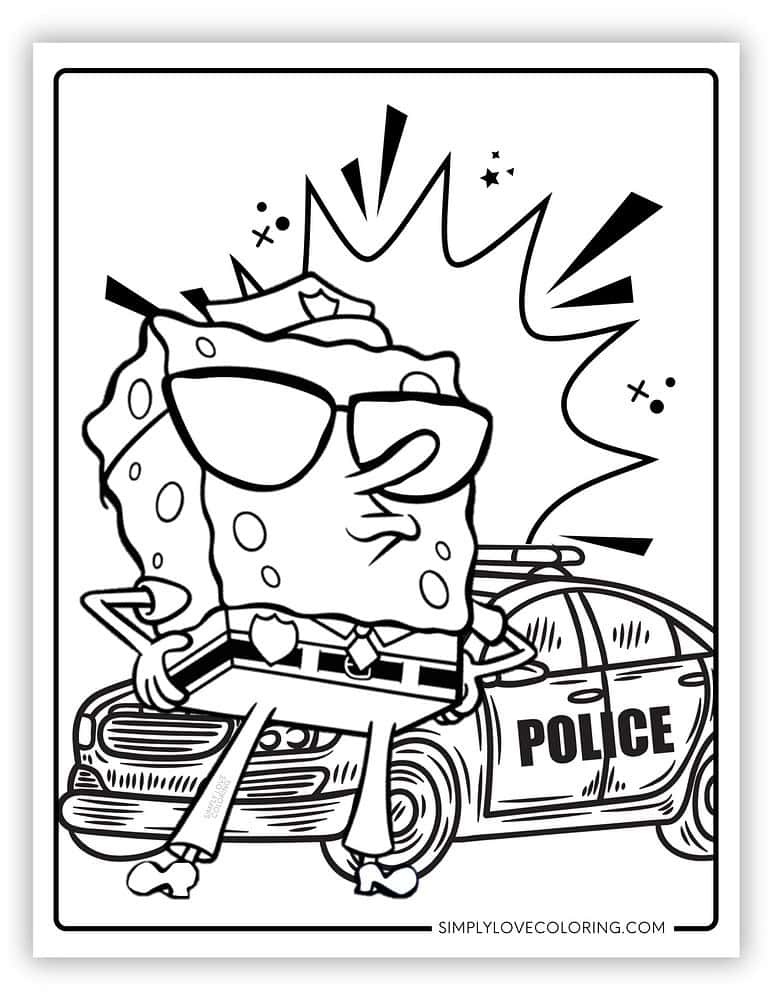 48 SpongeBob Coloring Pages (Free PDF Printables) - Simply Love Coloring