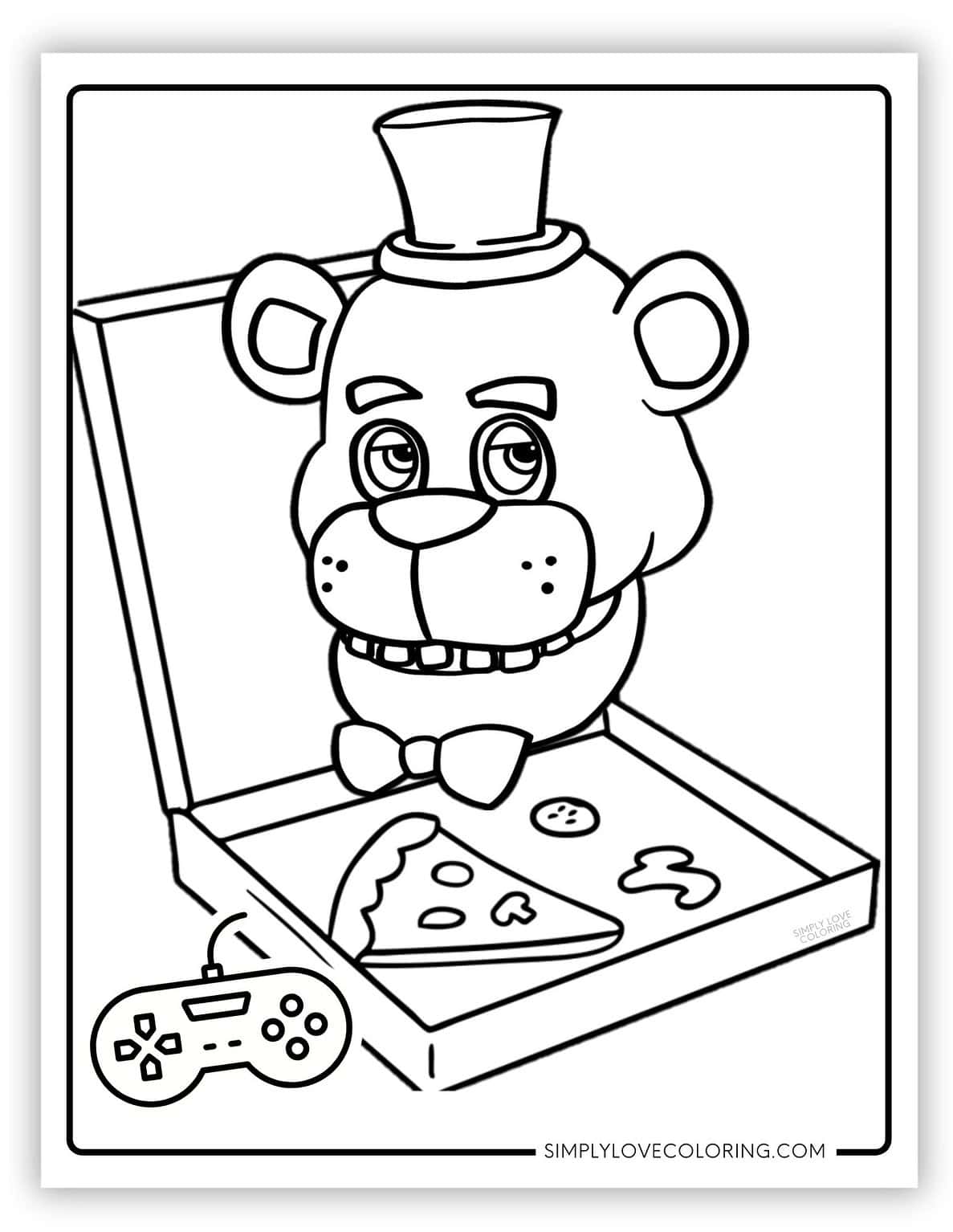 FNAF Coloring Pages (Five Nights at Freddy's Free PDF Downloads ...
