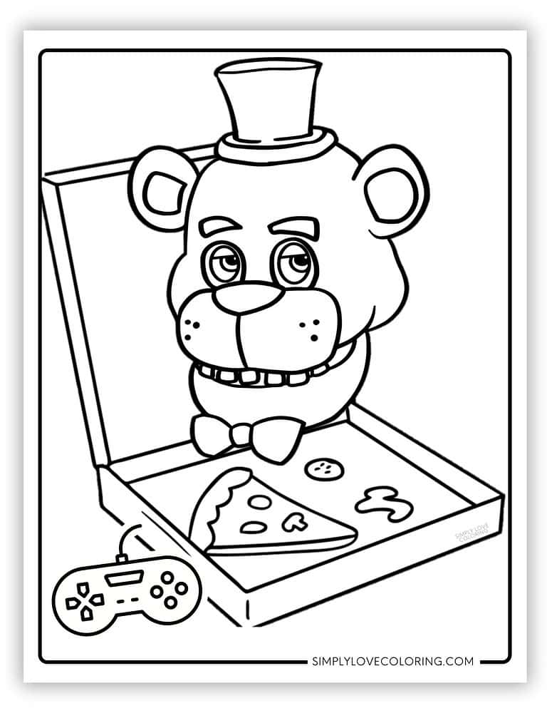 FNAF Coloring Pages (Five Nights at Freddy's Free PDF Downloads ...