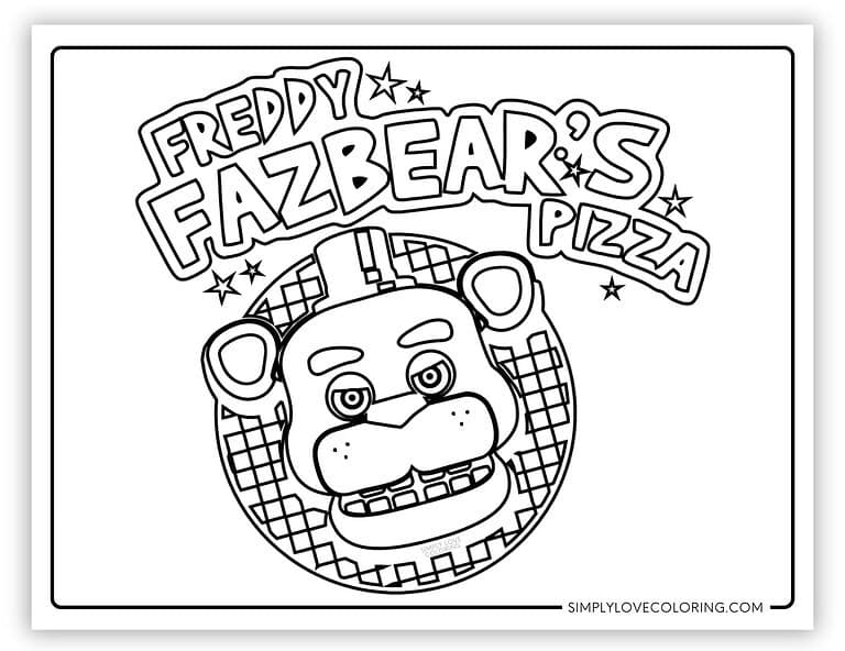 FNAF Coloring Pages (Five Nights at Freddy's Free PDF Downloads ...