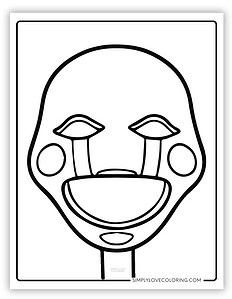 FNAF Coloring Pages (Five Nights at Freddy's Free PDF Downloads ...