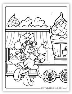 Minnie Mouse Coloring Pages (Free PDF Printables) - Simply Love Coloring