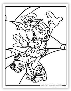 Minnie Mouse Coloring Pages (Free PDF Printables) - Simply Love Coloring