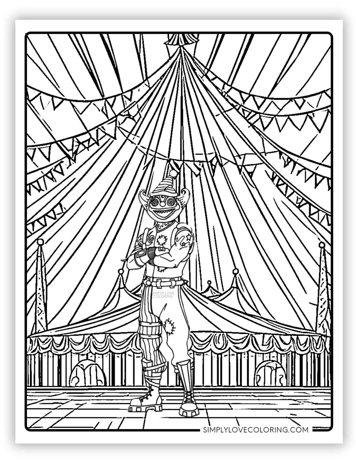 Fortnite Coloring Pages (Free PDF Printables) - Simply Love Coloring