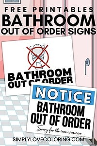 Bathroom Out of Order Sign Printable (Free PDF Downloads) - Simply Love ...