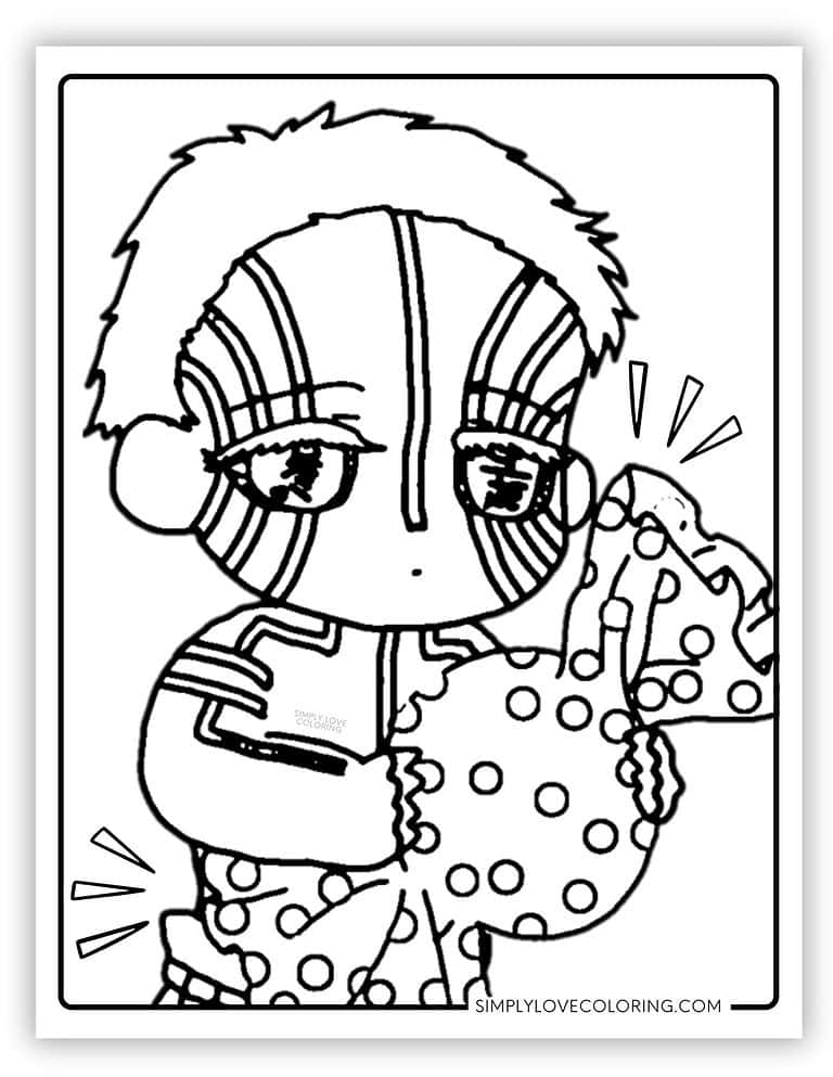 35 Demon Slayer Coloring Pages - Easy To Color Akaza Demon Slayer Coloring Pages 768x994 