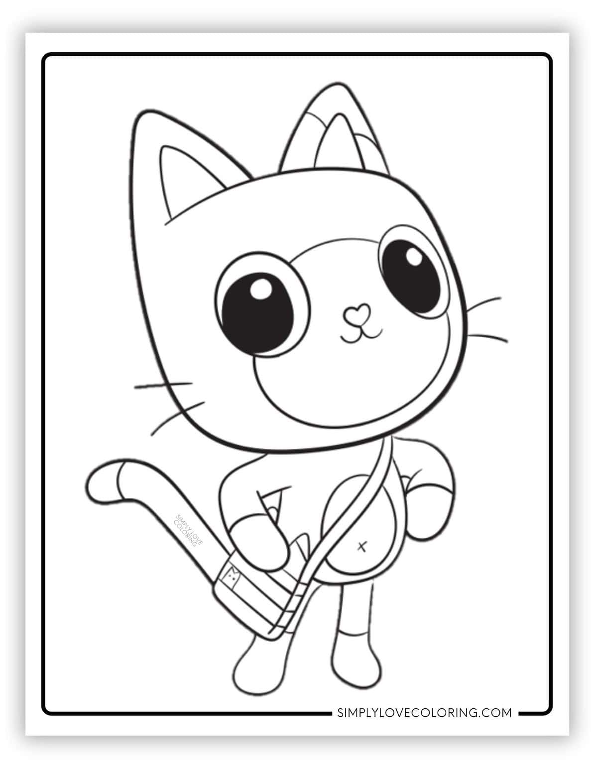 Gabby's Dollhouse Coloring Pages (Free PDF Printables) - Simply Love ...
