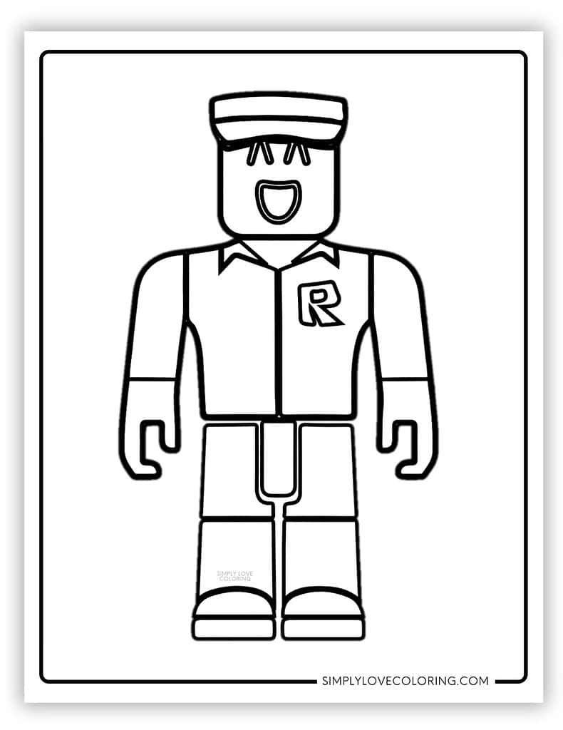 Free Coloring Pages Roblox Free Coloring Pages Roblox
