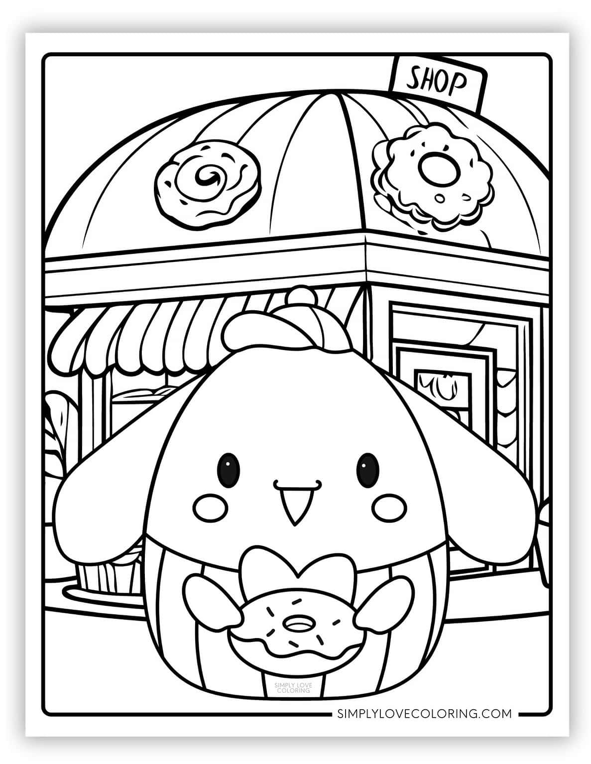 48 Squishmallow Sanrio Coloring Pages (Free PDF Printables) - Simply ...
