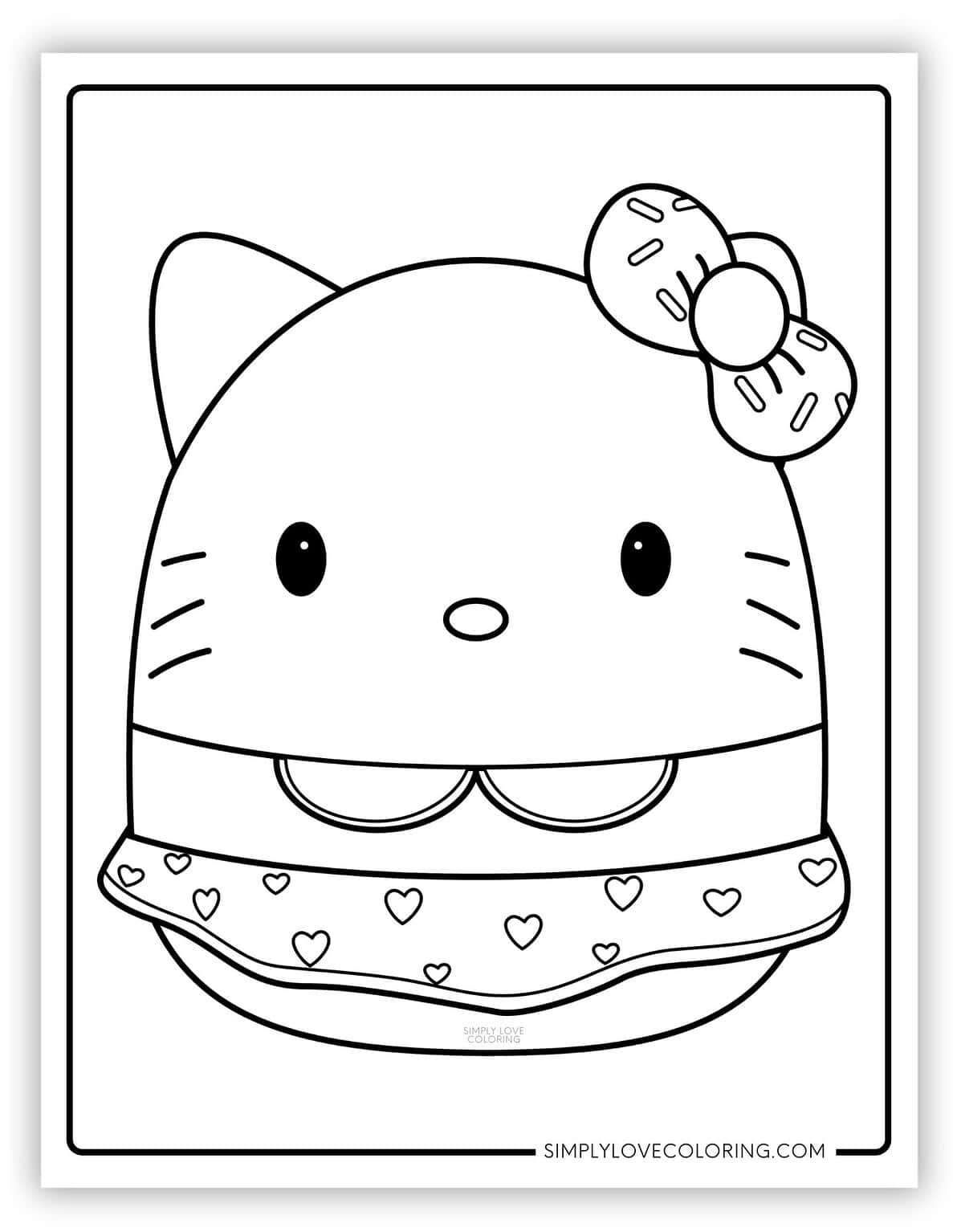 48 Squishmallow Sanrio Coloring Pages (Free PDF Printables) - Simply ...