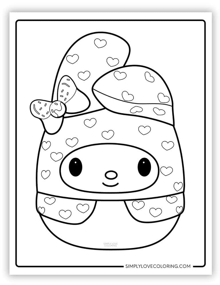 48 Squishmallow Sanrio Coloring Pages (Free PDF Printables) - Simply ...
