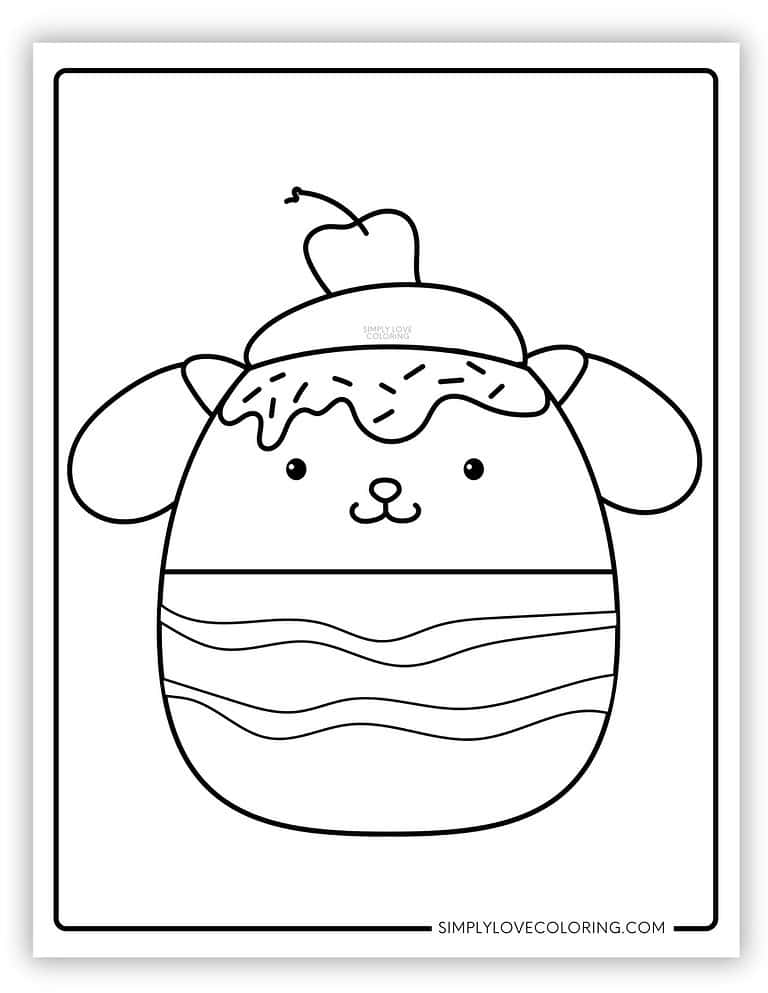 48 Squishmallow Sanrio Coloring Pages (Free PDF Printables) - Simply ...