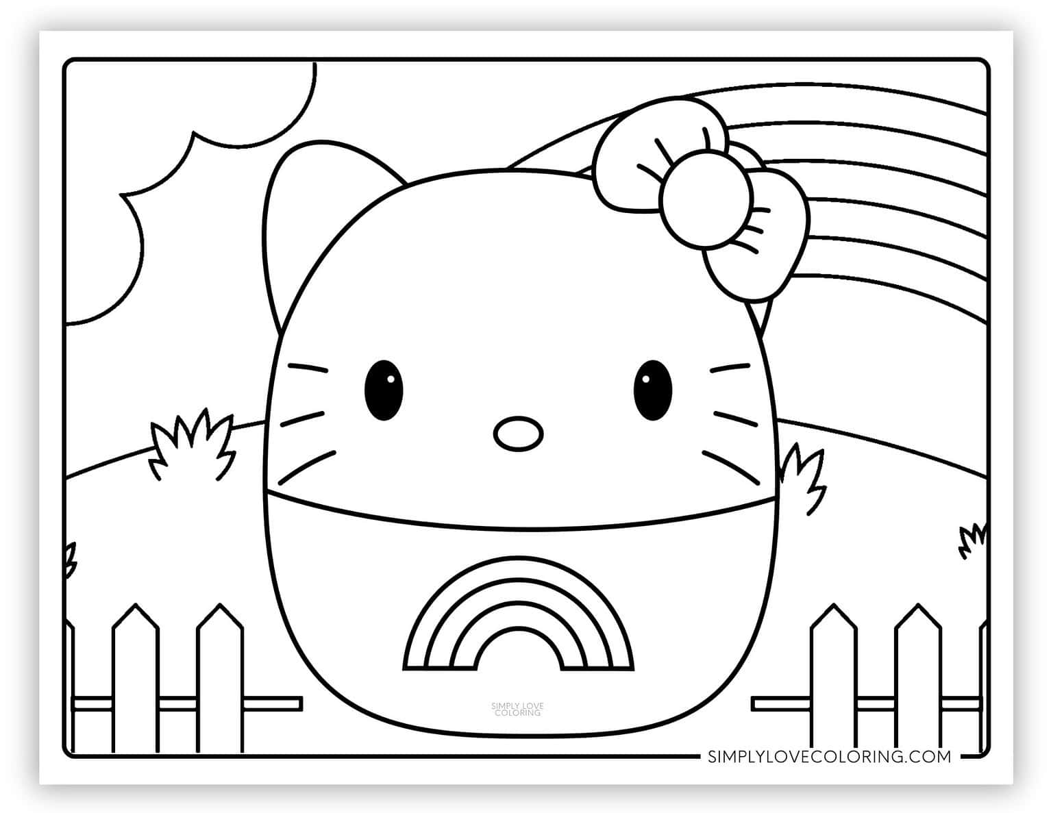 48 Squishmallow Sanrio Coloring Pages (Free PDF Printables) - Simply ...