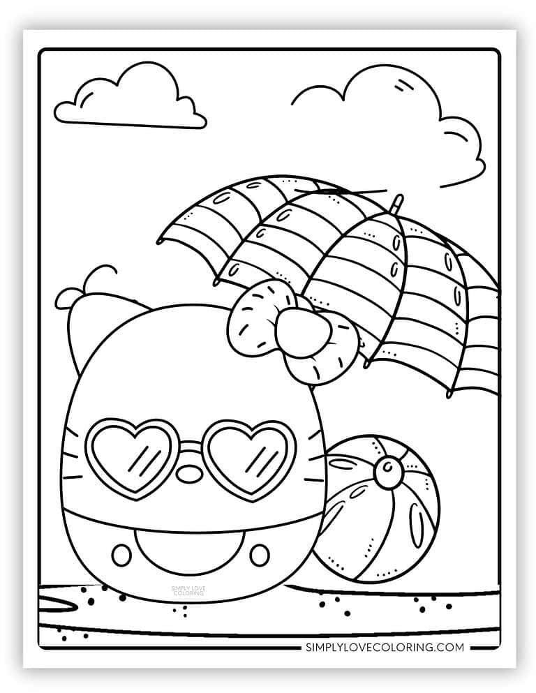 48 Squishmallow Sanrio Coloring Pages (Free PDF Printables) - Simply ...