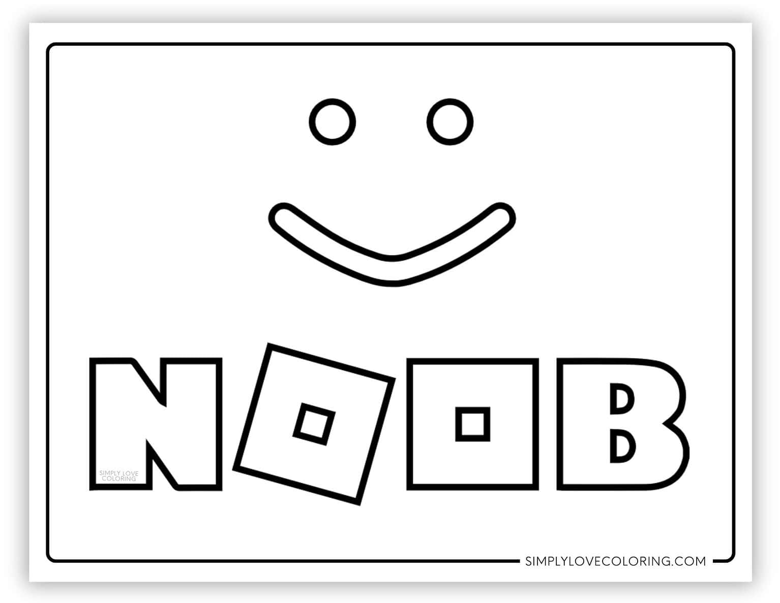 34 Roblox Coloring Pages (Free PDF Printables) Simply Love Coloring