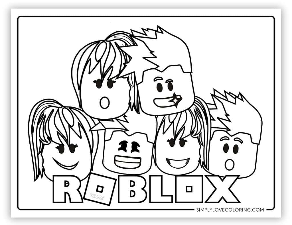 Printable Roblox Roblox Printable For Kids Coloring Page StadionGucker de