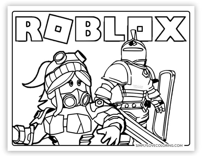 34 Roblox Coloring Pages (Free PDF Printables) - Simply Love Coloring