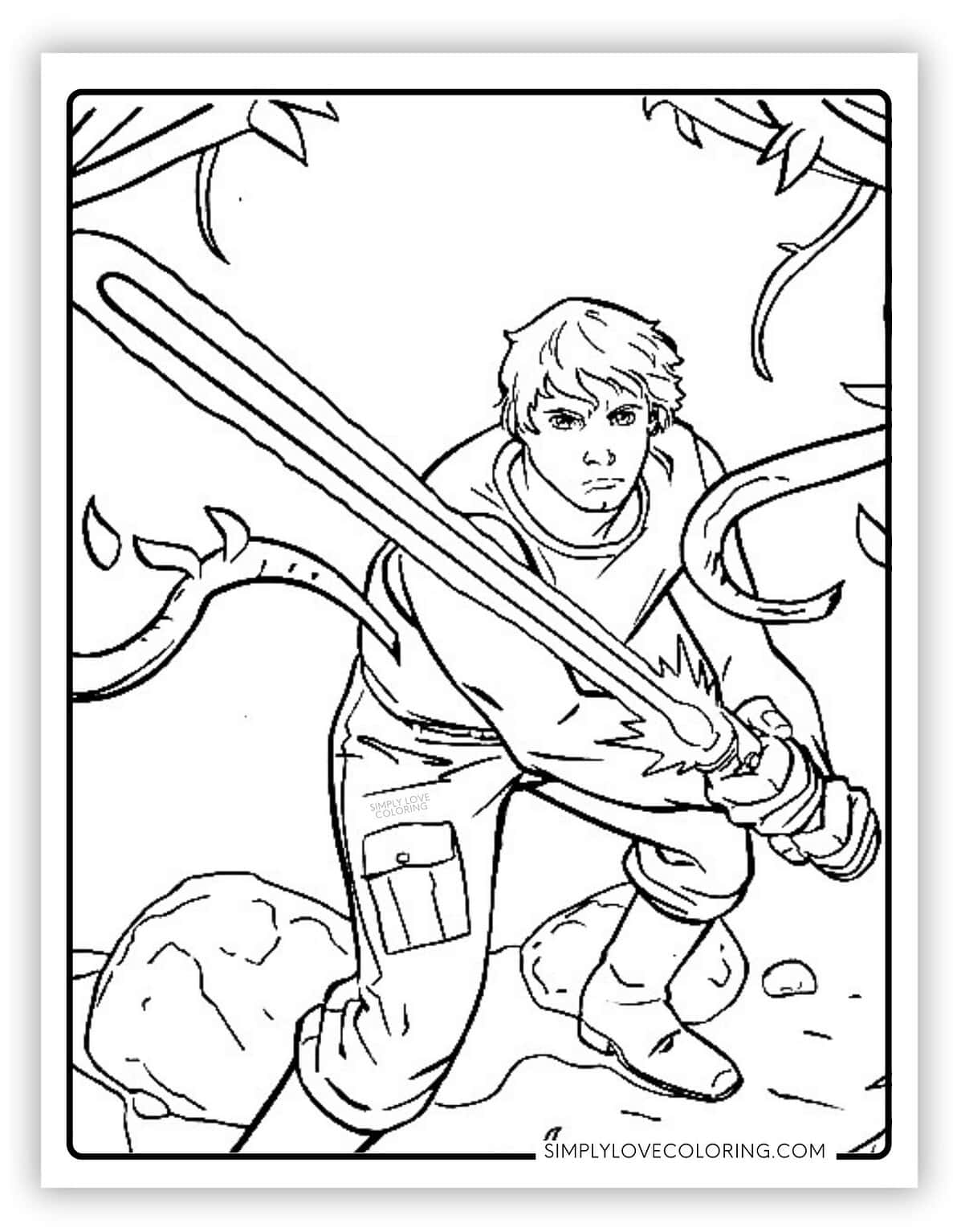 38 Stars Wars Coloring Pages (Free PDF Printables) Simply Love Coloring