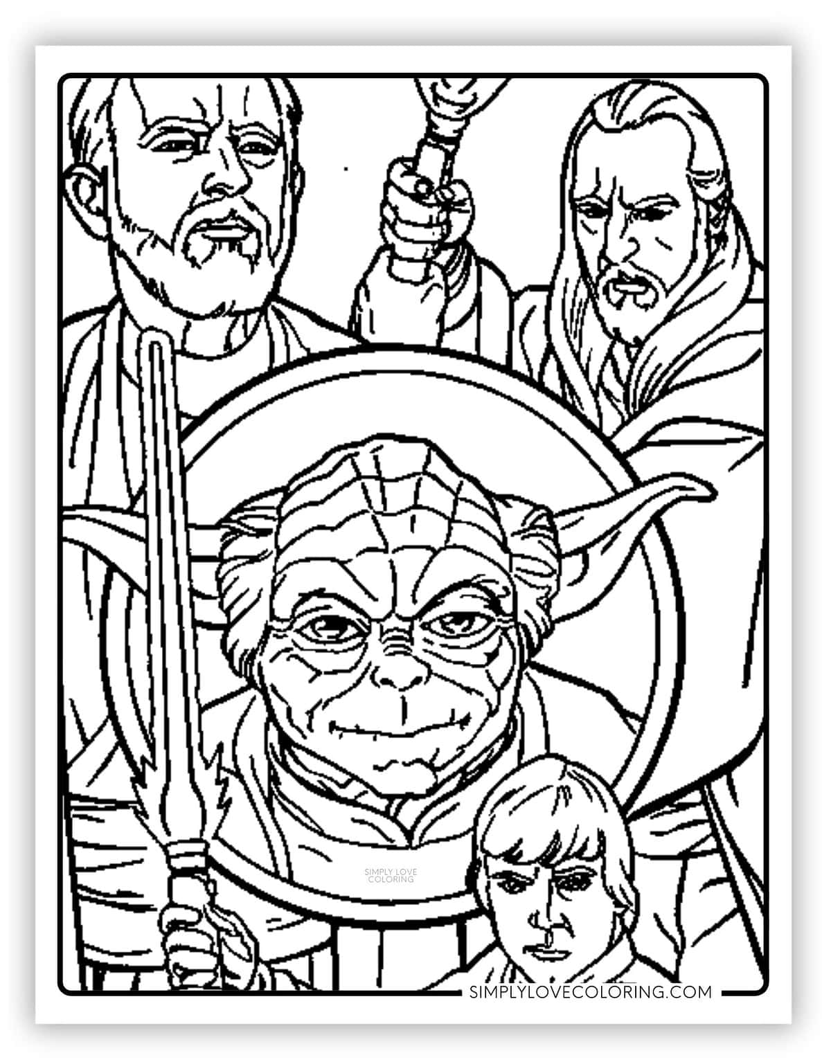 38 Stars Wars Coloring Pages (Free PDF Printables) - Simply Love Coloring