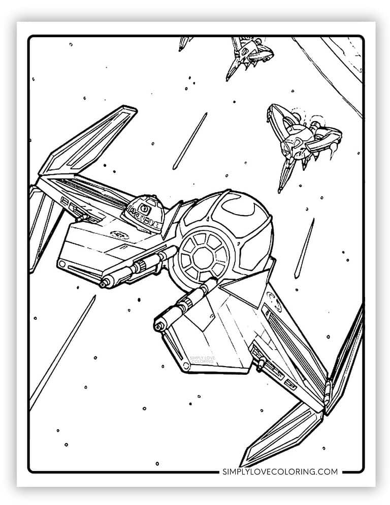 38 Stars Wars Coloring Pages (Free PDF Printables) - Simply Love Coloring