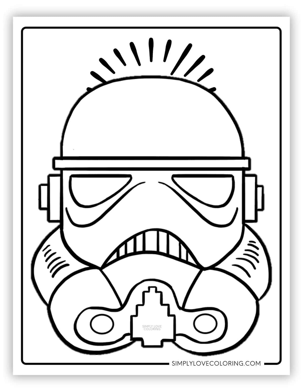38 Stars Wars Coloring Pages (Free PDF Printables) - Simply Love Coloring