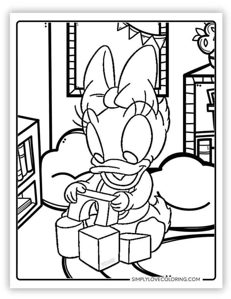 Cute Disney Coloring Pages (Free PDF Printables) - Simply Love Coloring