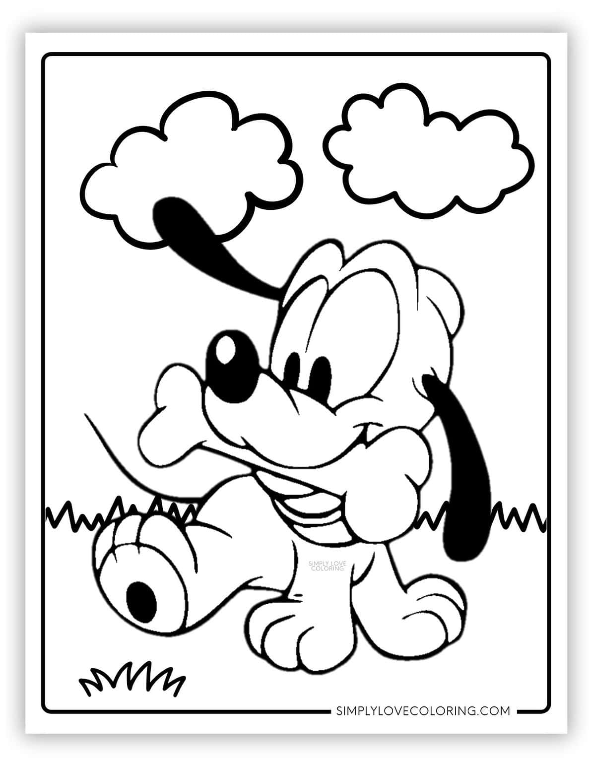 Cute Disney Coloring Pages (Free PDF Printables) - Simply Love Coloring