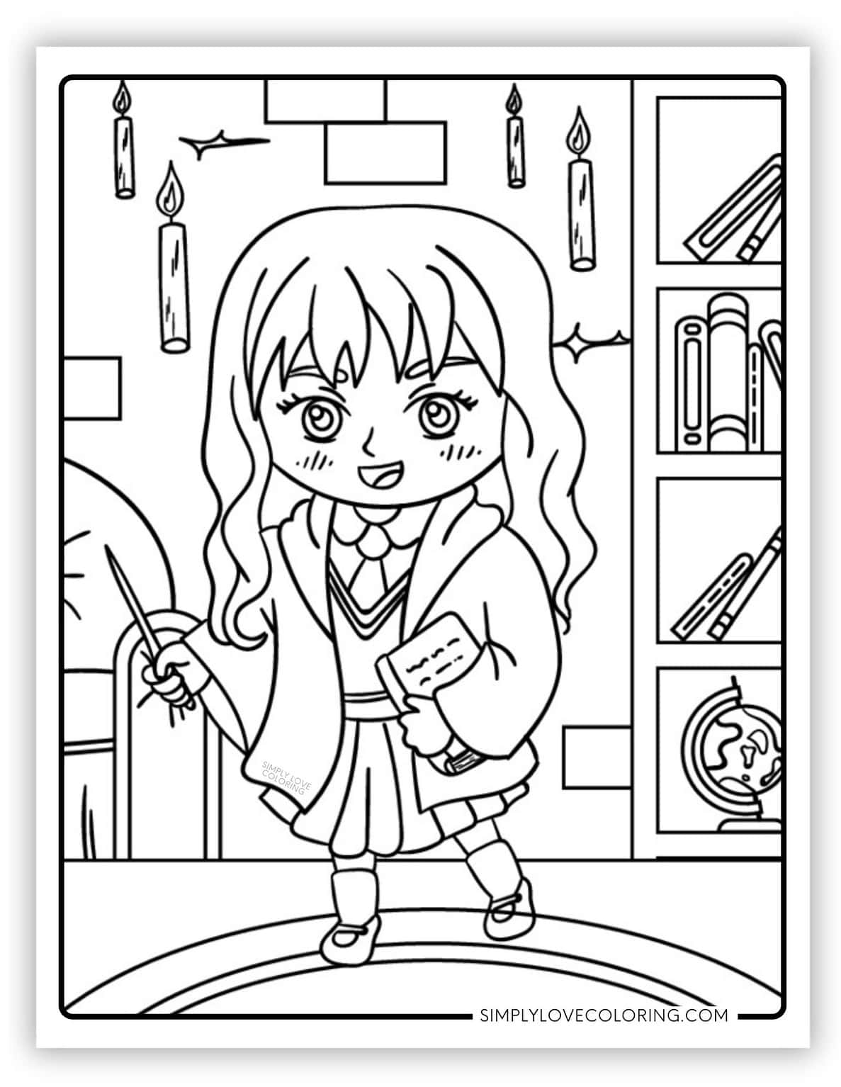 Harry Potter Coloring Pages (Free PDF Printables) - Simply Love Coloring
