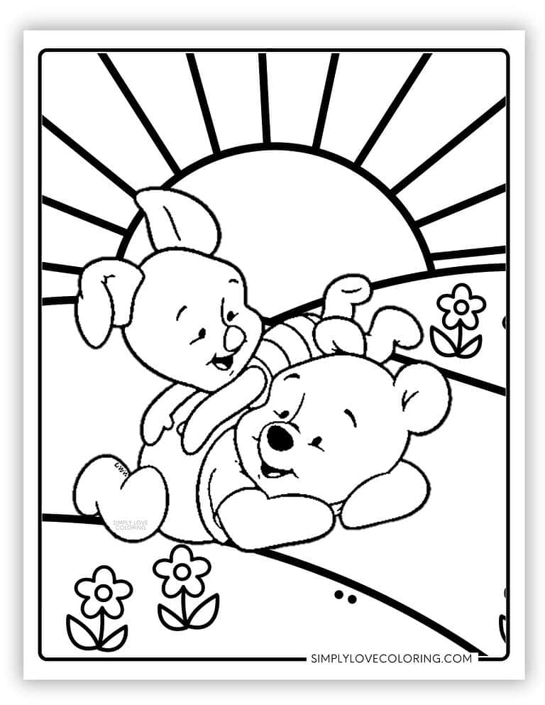 Cute Disney Coloring Pages (Free PDF Printables) - Simply Love Coloring