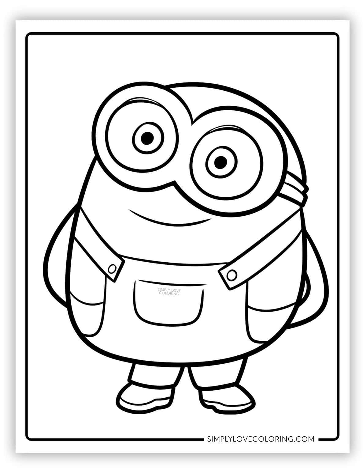 32 Minion Coloring Pages (Free PDF Printables) - Simply Love Coloring