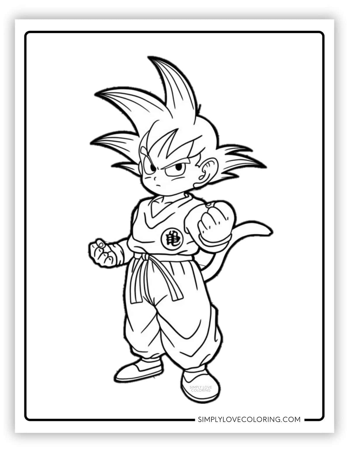 45 Dragon Ball Z Coloring Pages (Free PDF Printables) - Simply Love ...