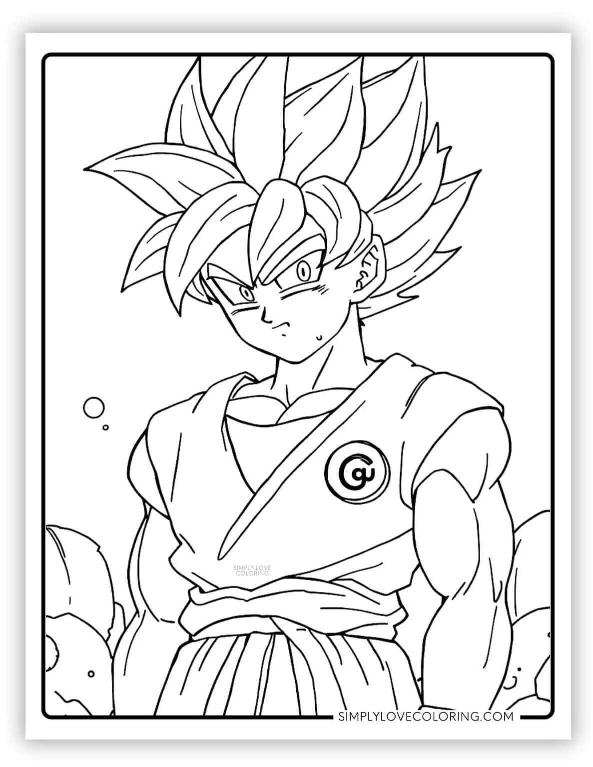45 Dragon Ball Z Coloring Pages (Free PDF Printables) - Simply Love ...