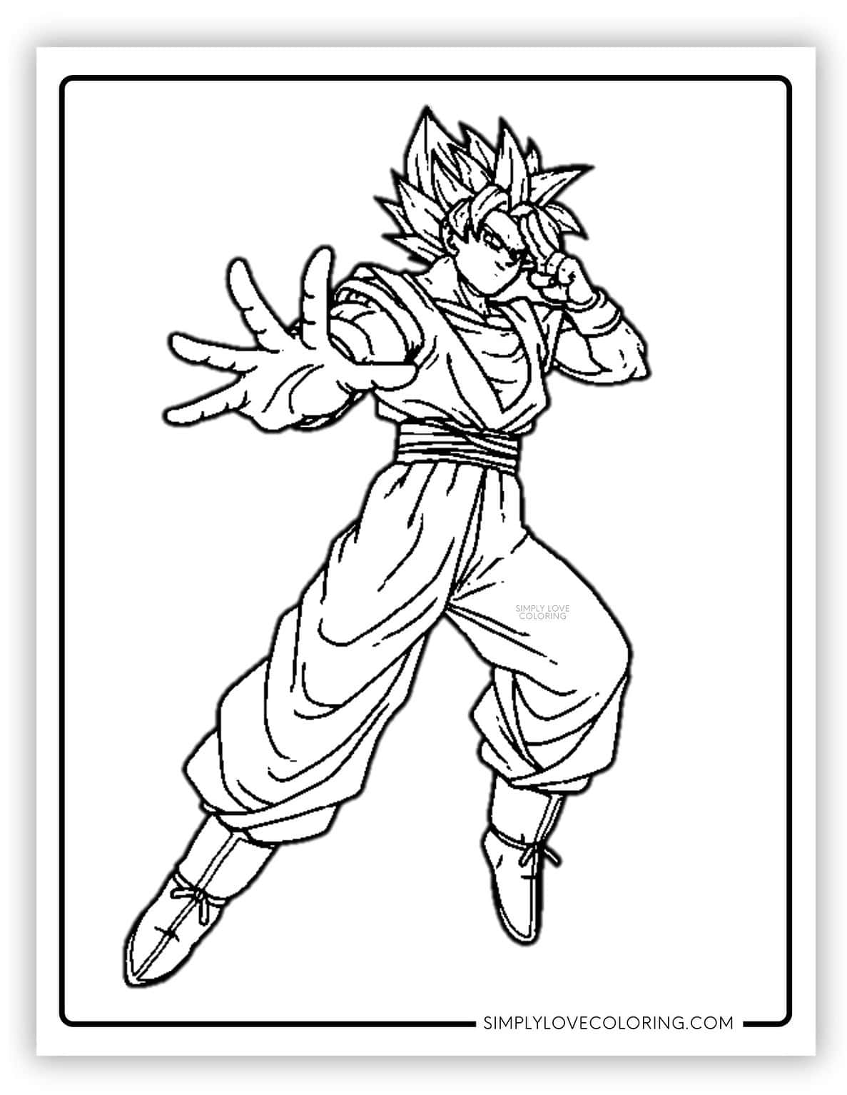 45 Dragon Ball Z Coloring Pages (Free PDF Printables) - Simply Love ...