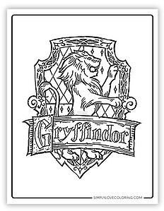 Harry Potter Coloring Pages (Free PDF Printables) - Simply Love Coloring