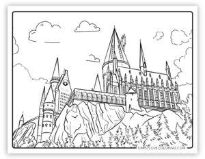 Harry Potter Coloring Pages (Free PDF Printables) - Simply Love Coloring