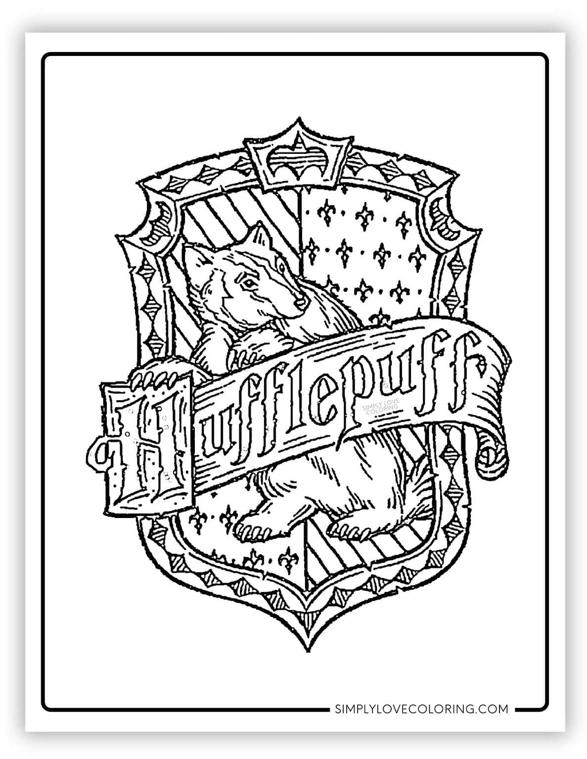 Harry Potter Coloring Pages (Free PDF Printables) Simply Love Coloring