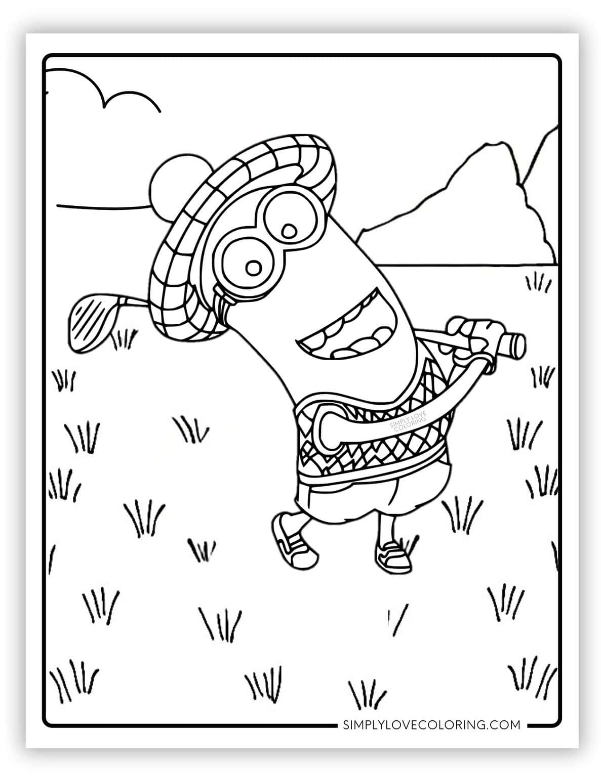 32 Minion Coloring Pages (Free PDF Printables) - Simply Love Coloring
