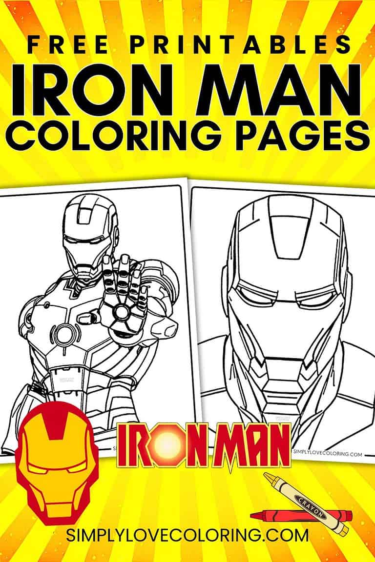 Iron Man Coloring Pages (Free PDF Printables) - Simply Love Coloring