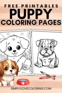 Puppy Coloring Pages (Free PDF Printables) - Simply Love Coloring