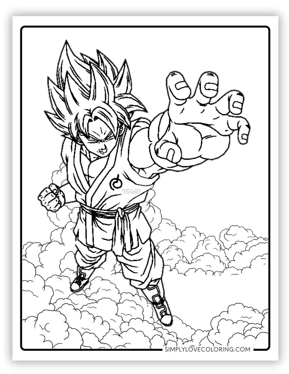 45 Dragon Ball Z Coloring Pages (Free PDF Printables) - Simply Love ...