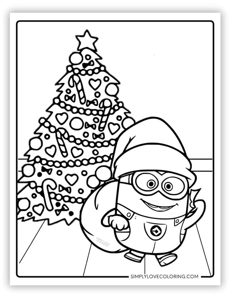 32 Minion Coloring Pages (Free PDF Printables) - Simply Love Coloring