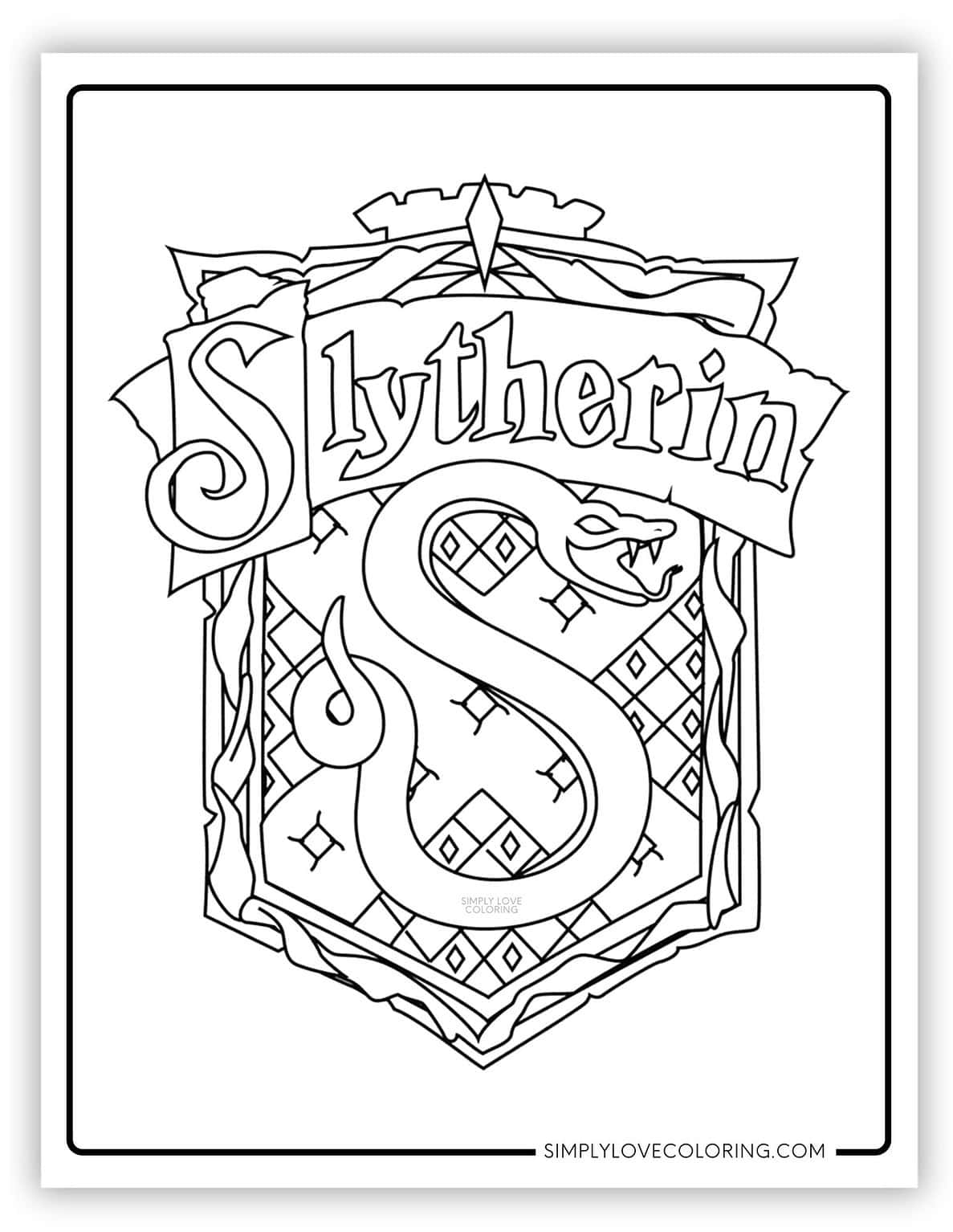 Harry Potter Coloring Pages (Free PDF Printables) - Simply Love Coloring