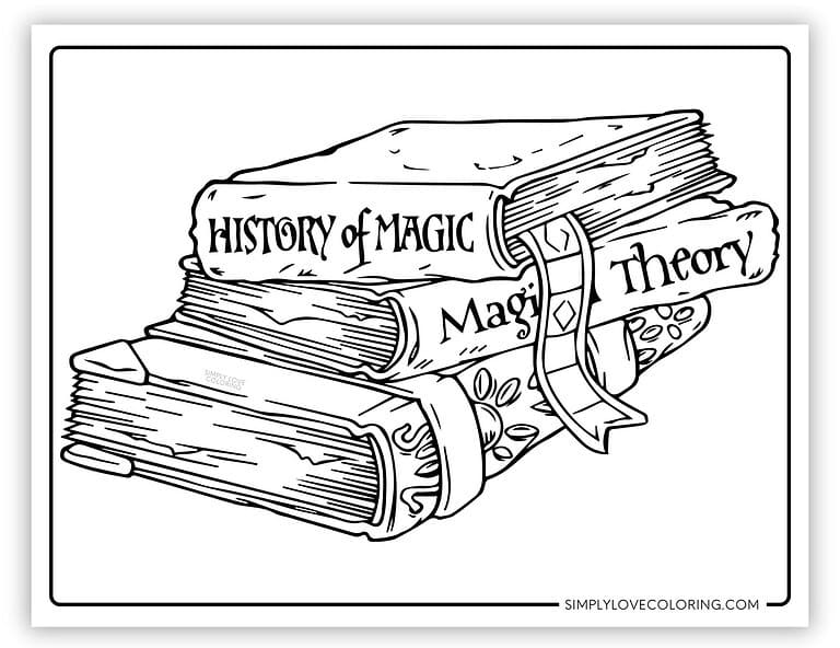 Harry Potter Coloring Pages (Free PDF Printables) - Simply Love Coloring