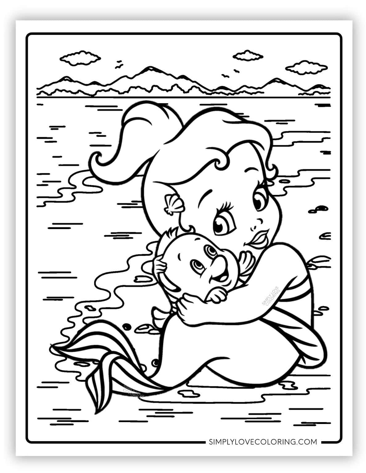 Cute Disney Coloring Pages (Free PDF Printables) - Simply Love Coloring