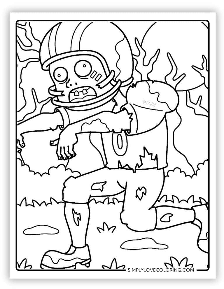 Zombie Coloring Pages (Free PDF Printables) - Simply Love Coloring