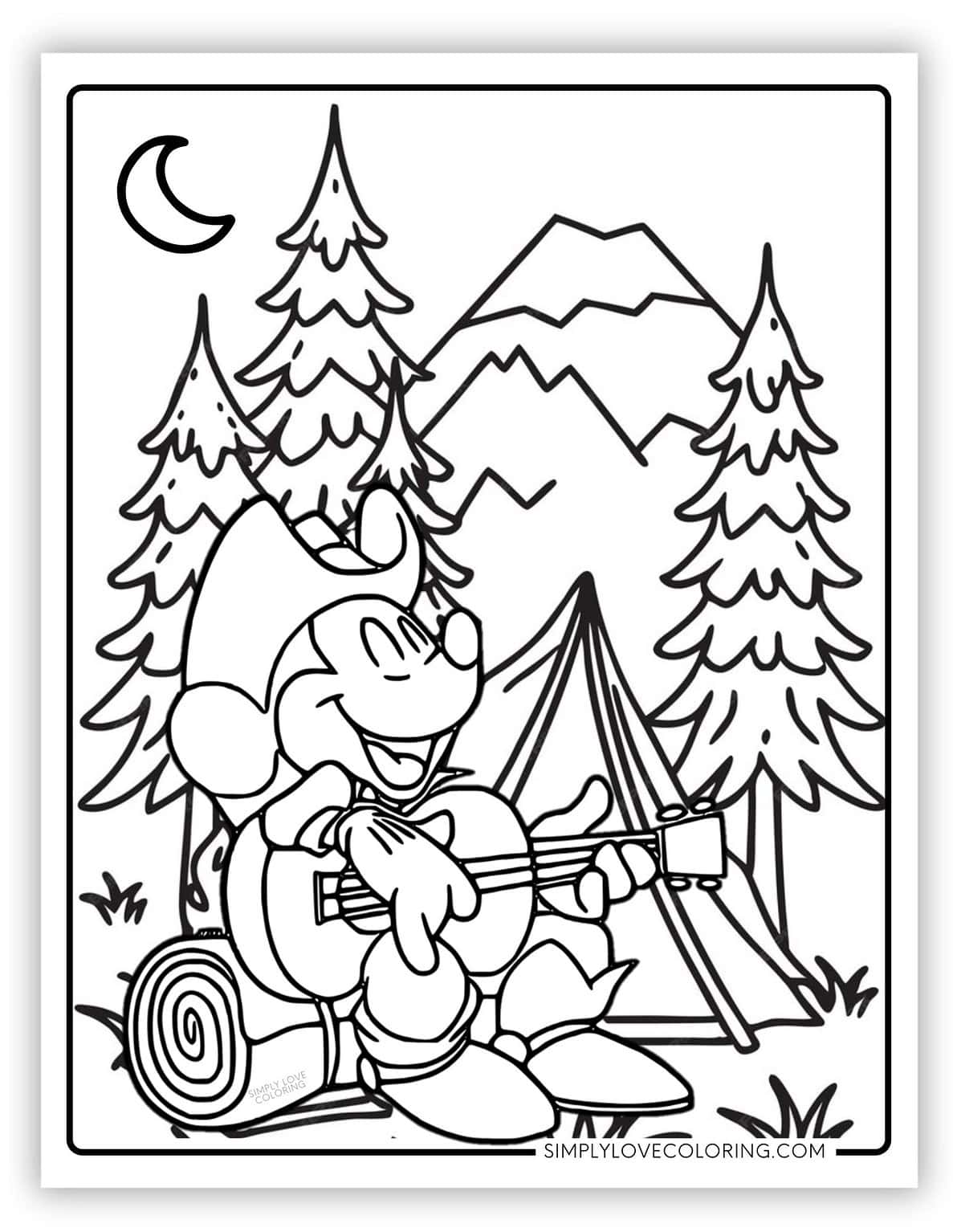 Mickey Mouse Coloring Pages (Free PDF Printables) - Simply Love Coloring
