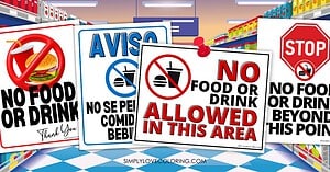 What Happens When You Disobey A No Food Or Drink Sign? - 7orfmhq